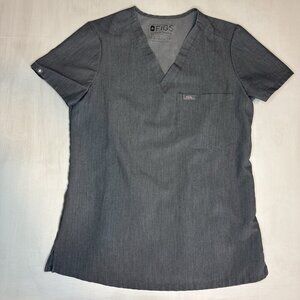 Figs Catarina Scrub Top Women’s XXS One-Pocket Graphite Gray FW1000